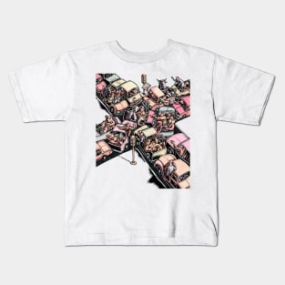 Traffic Jam with Bulls and Bears Kids T-Shirt